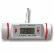 Thermometer Digital -50 to 150C, with Probe, Horizontal Barrel
